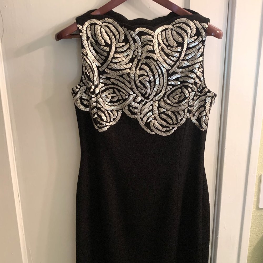 Haute Couture Art Deco Inspired Black Dress